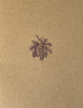 Letterpress Card- A2 Size- Grape Bunch