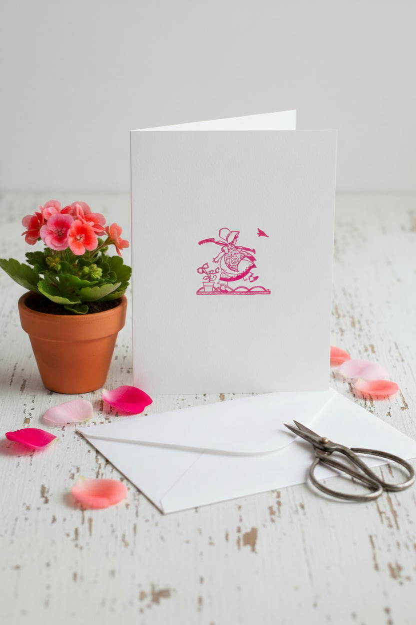 Girl Gardener - Fuchsia