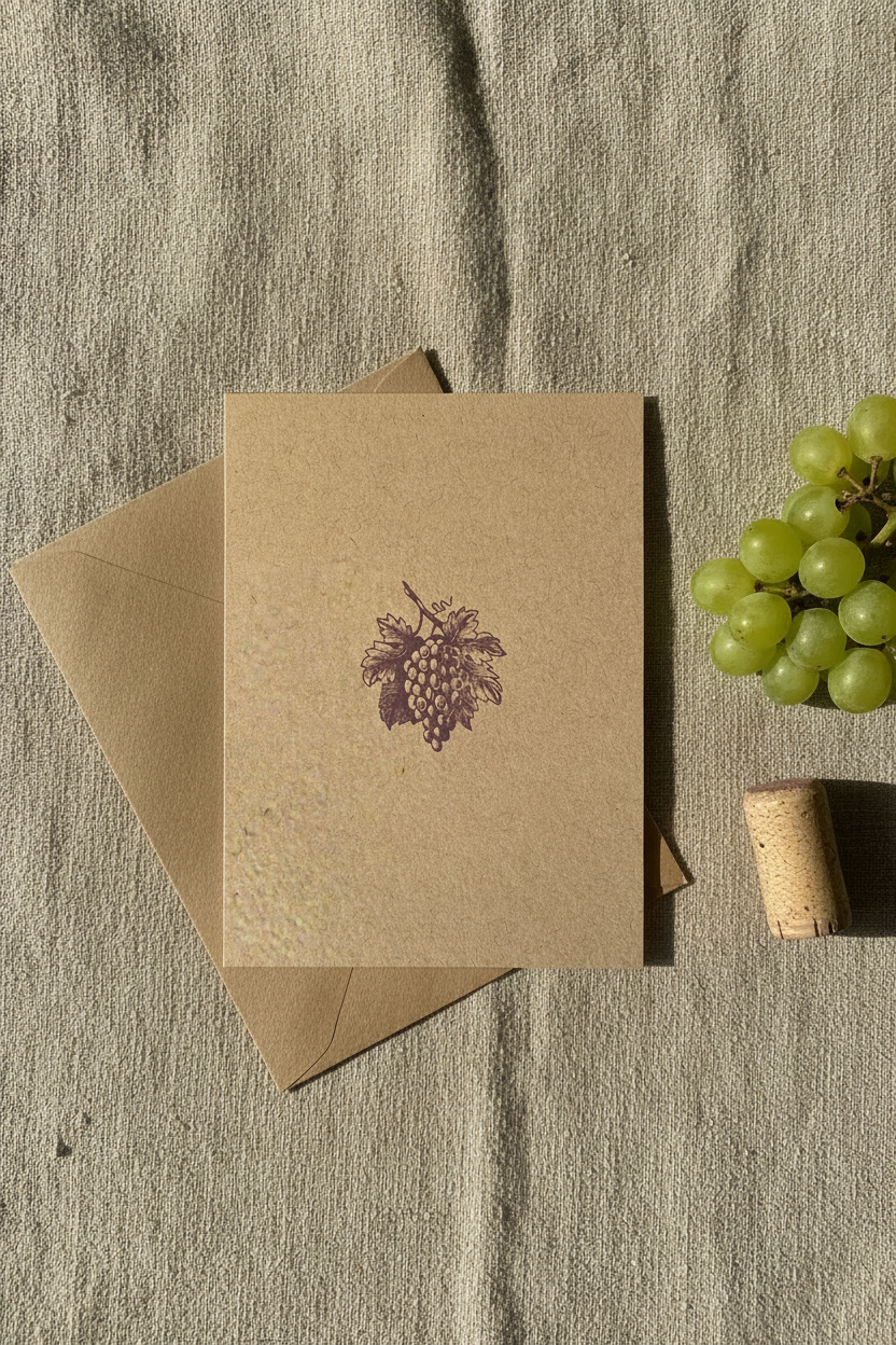 Grape card flat lay corrected