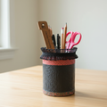 One-of-a-Kind Handmade Upcycled Desk Caddy – Lifestyle