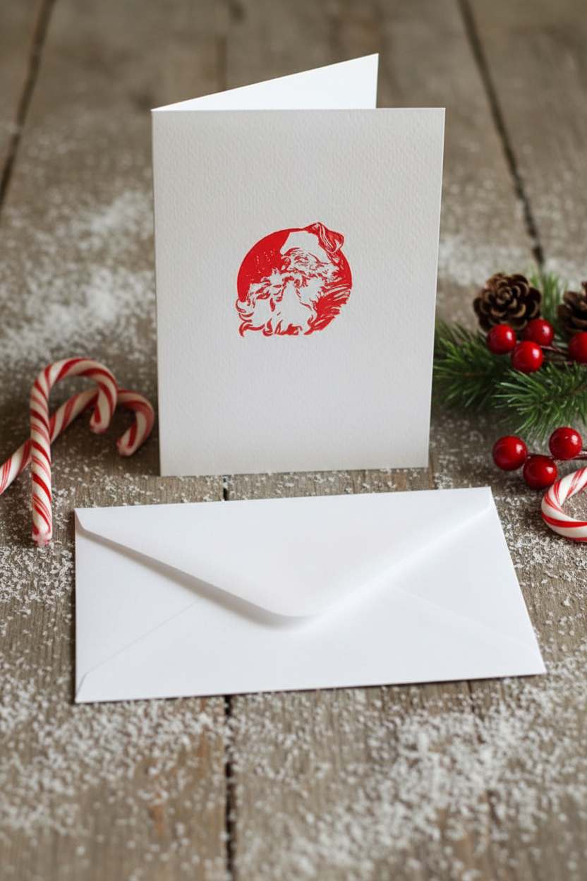 Santa Letterpress - Lifestyle Photo